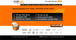 Desktop Screenshot of mailbank.com.au